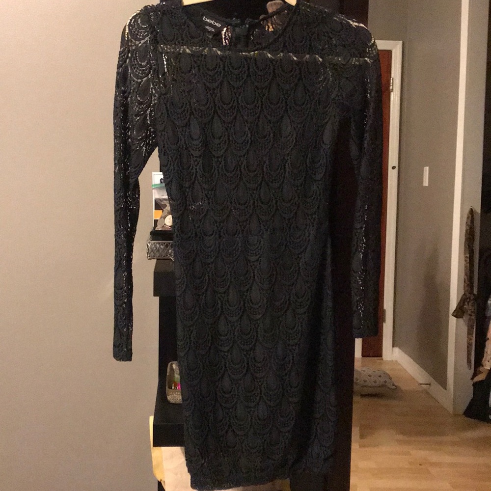 Green lace dress